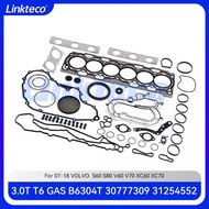 Engine part Full gasket set head gasket Fit 3.0 T L6 GAS B6304T2 B6304T4 For 08-18 3.0T VOLVO S60 S8