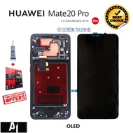 (3 Month Warranty) Huawei Mate 20 Pro LYA-L09 Full Set Front LCD Display With Mid Frame Assemble
