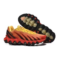 Red Shoes Retro Men's Sports Shoes Air Cushion Shoes Men's Trendy Casual Shoes