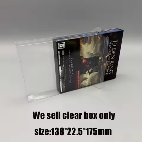For PS5 Elden Ring Shadow of the Erdtree Limited Edition: Transparent Dustproof Collectible Case - A