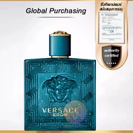 💯ชื่อใหญ่จริงๆ🔥ซื้อในฝรั่งเศส🔥Versace Eros Homme EDT 100ml น้ําหอมผู้ชาย น้ำหอมชาย สเปรย พร้อมส่ง