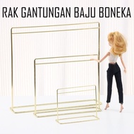 ** Rak Gantungan Baju Boneka Bjd 17 30 60 Cm