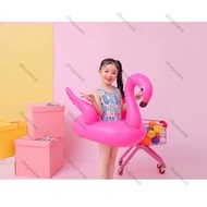 Phao thiên nga hồng dễ thương cho bé gái phao bơi an toàn mùa hè