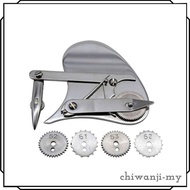 [ChiwanjifcMY] Dotting Pen Precision Pattern Pen with Wheels Mechanical Drafting SET a