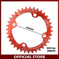 Snail Single Chainring Bcd 104 Symmetrical Crank Alivio Prowheel IXF
