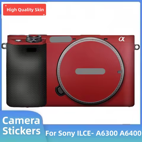 For Sony A6300 A6400 ILCE-6400 ILCE-6300 Anti-Scratch Camera Lens Sticker Coat Wrap Protective Film 