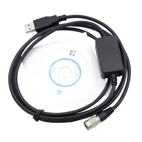 6 Pins USB Data Download Cable Hirose For kolida Gowin South Top Sok Total Station Connect for Windo