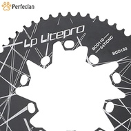 [Perfeclan] Chainring Double 130BCD 52T -60 Road Round Aluminum Alloy Chain for 7/8/9/10