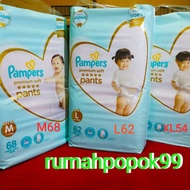 Pampers M68 / L 62 / Xl 54 Peremium Soft Pants (Housepok99)