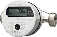 Brummerhoop Wireless Cold Water Meter M-ETH W3M Q3:2.5 DN15 Length 110 mm 3/4 Inch Connection Thread