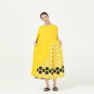 XITAO Dress Casual Loose Simplicity Print T-shirt Dresses