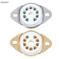 [Nanami] 9pin Ceramic tube soets Valve Tube Base for 6DJ8 12AX7 ECC83 B339 CV492 [SG]