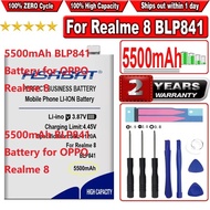 HSABAT 5500mAh BLP841 Battery for OPPO Realme 8