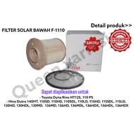 Hino DUTRO LOWER SOLAR FILTER / DYNA RINO FUEL FILTER F-1110