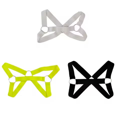 Elastic Mens Body Chest Harness Belt Mens Exotic Apparel-Muscle Protector Punk Belt Clubwear Costume
