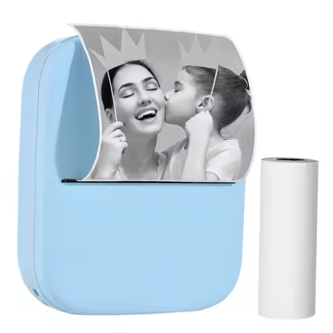 X1 Portable Mini Pocket Printer 80mm BT Wireless Thermal Photo Printer 300dpi Picture Memo Notes Jou