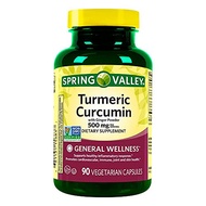 Spring Valley Turmeric Curcumin 500mg with 50mg Ginger Powder