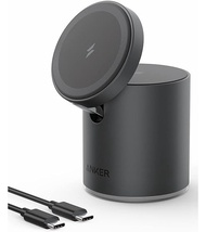 Anker Magnetic Wireless Charger MagGo 2-in-1 Charging Station for iPhone 14/14 Pro/14 Pro Max/13/13