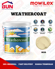 Cat Tembok Exterior Mowilex Weathercoat 25 Liter MAYANG 0636 (TINTING)
