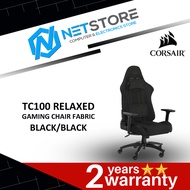 CORSAIR TC100 RELAXED GAMING CHAIR FABRIC BLACK/BLACK - CF-9010051-WW