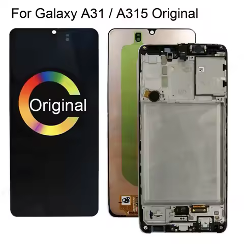 6.4''lcd For Galaxy A31 A315 LCD Display Touch Screen Digitizer LCD For Samsung A31 A315 Display Rep
