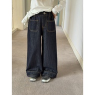 Ready Stock Children's Clothing 160 Girls' Tencel Jeans 2603KA030 Big Girls' Trousers Girls' Jeans G