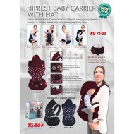 Kiddy Hiprest Baby Carrier With Hat KD 7102 Front Baby Carrier/ Baby Front Carrier/ Hiprest Baby Car