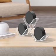 Acrylic Hockey Puck Display Case Holds 3 Pucks Clear Hockey Puck Display Rack Waterproof Hockey Puck