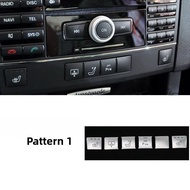 Mercedes-Benz E-Class W212 E300 E200L E260L Interior Dashboard Button Stickers Window Decoration Mod