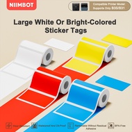 NIIMBOT B31 B3S Multi Color Thermal Paper Roll Waterproof Solid Color Tag