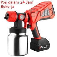 EnJO Cordless Electric Spray Gun High Power Home Paint Sprayer/Nozzle Flow Control Spray Gun/Elektri