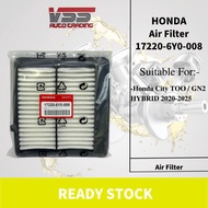 NEW HONDA CITY 1.5 2020 TOO GN2 HYBRID ENGINE AIR FILTER (17220-6Y0-008)