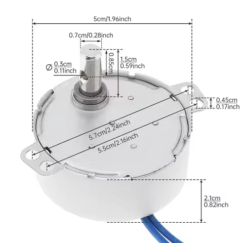 TYC50 50TYZ TYJ50 Synchronous Motor AC 100-127V 4W CW/CCW Permanent Magnet Motor for Display Rack Sh