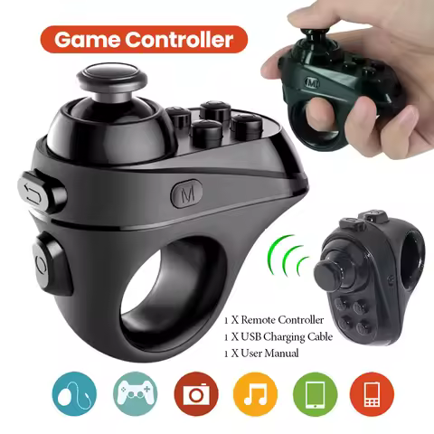 R1 Bluetooth VR Remote Controller Ring Shape for iOS Android Phone VR Headset
