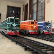 Internal Burn Locomotive Train Electric Track Locomotive Model Train Dongfeng Simulation 4B Green Le