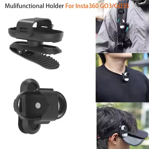 Multifunctional Backpack Clip Holder For Insta360 Go 3S/Go 3 Anti-Shake 360 Rotation Mount for Insta