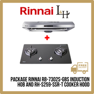 [BUNDLE] Rinnai RB-7302S-GBS Induction Hob and RH-S259-SSR-T Cooker Hood