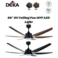 DEKA [NEON 66”LED] 66” DC Ceiling Fan 18W LED Light