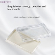 CAPPRICE False Lashes Show Box,  Square Shape Eyelash Storage Box, Portable Plastic Storage Box