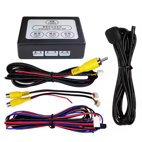 Car Parking Camera Video Channel Converter Auto Switch Front /View Side/Rear View Camera Switch Vide