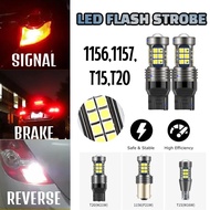 CAR LED FLASH 1PC 27LED Car LED Signal Brake Reverse Light Bulb Flash T15/W16W T20/7440 1156/P21W/11