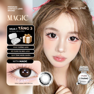 ( Nhập mã LAZSOCIAL99 - giảm 30% đơn từ 199k ) Lens đen giãn tròng tone đen tự nhiên MAGIC BLACK - L