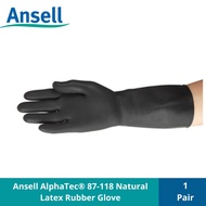 Ansell Alphatec 87-118 Natural Latex Rubber Glove