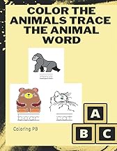 color the animals trace the animal word: A to Z Trace the word color the animal or color the animal 