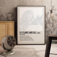 wave to earth -album cover Canvas prints   minimalist style Music Poster Wall  Pictures Home Decorat