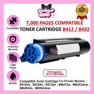 Compatible OKI B412 OKI B432 3K B412 B432 7K Toner Cartridge OKI B412dn B432dn B512dn MB472w MB472dn