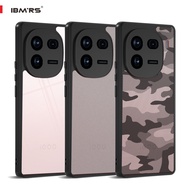IBMRS Camo Case for iQOO 12 Pro PC+TPU Shockproof Camera Cover