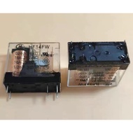 2pcs Relay HF14FW series 12V/24V 6PIN/8PIN 10A/16A （NC Normally closed） Household electromagnetic DC