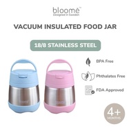 Bloome Vacuum Insulated Food Jar Thermos Stainless Steel Wadah Makanan MPASI Anak Bayi Free Sendok 3