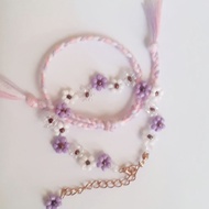 2 in 1, bead bracelet, rope bracelet, bracelet, drawstring bracelet